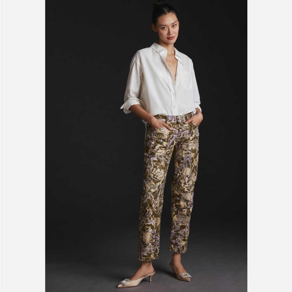 Pilcro the Wanderer Low-Rise Pants.